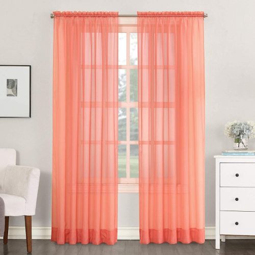 Coral Sheer Curtains Dubai
