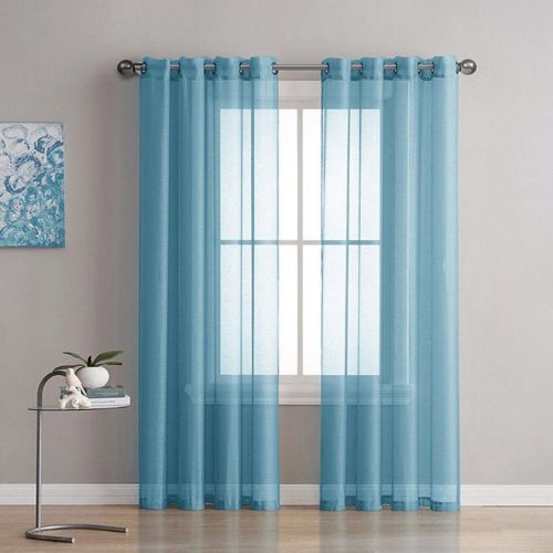 Light Blue Sheer Curtains