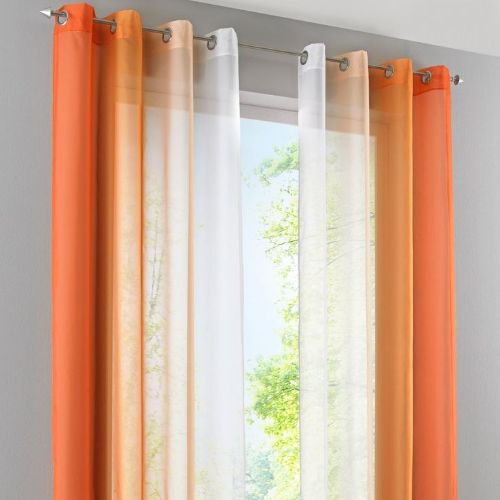 Sunset Ombre Sheer Curtains