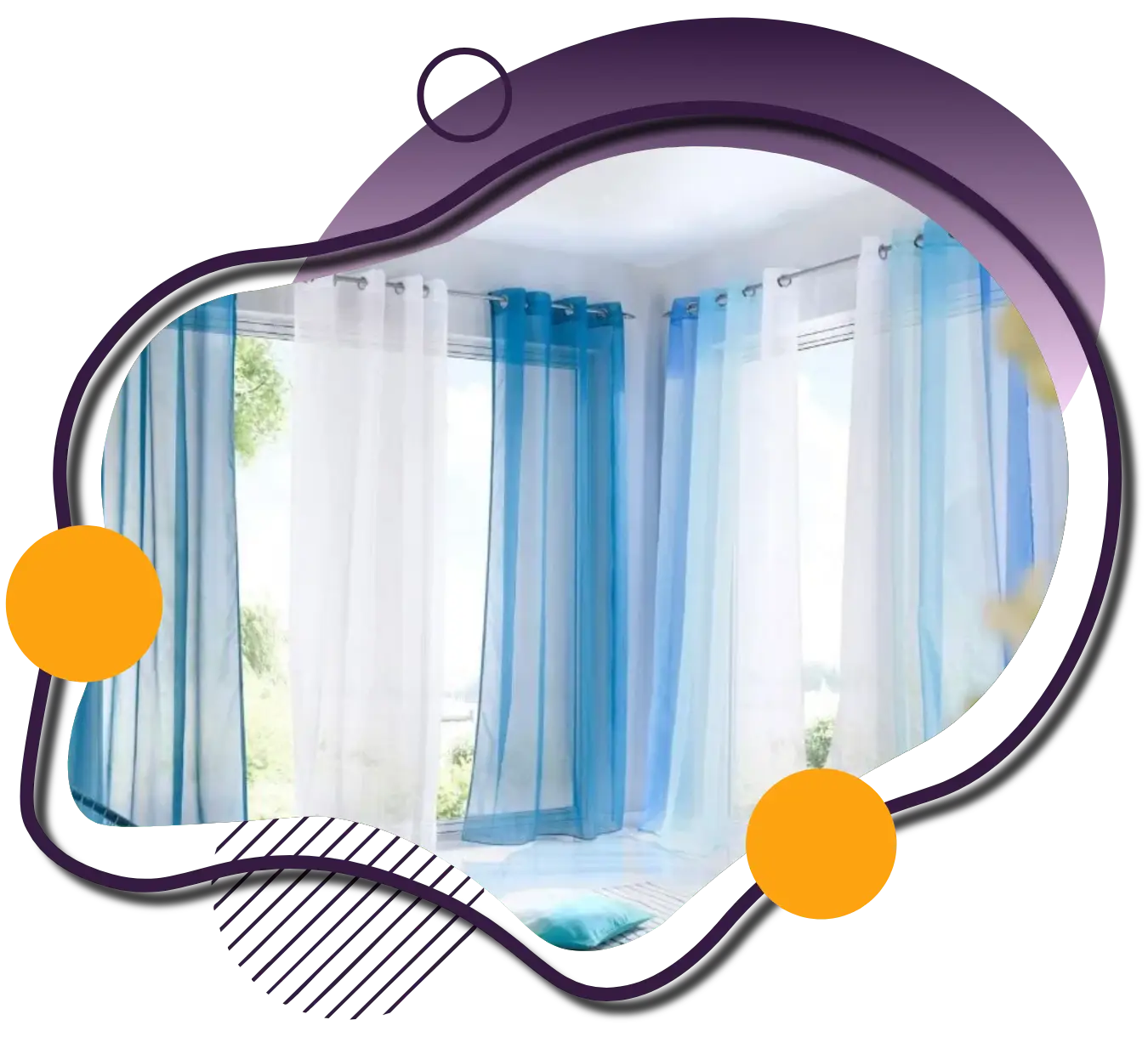 Sheer Curtains in Dubai