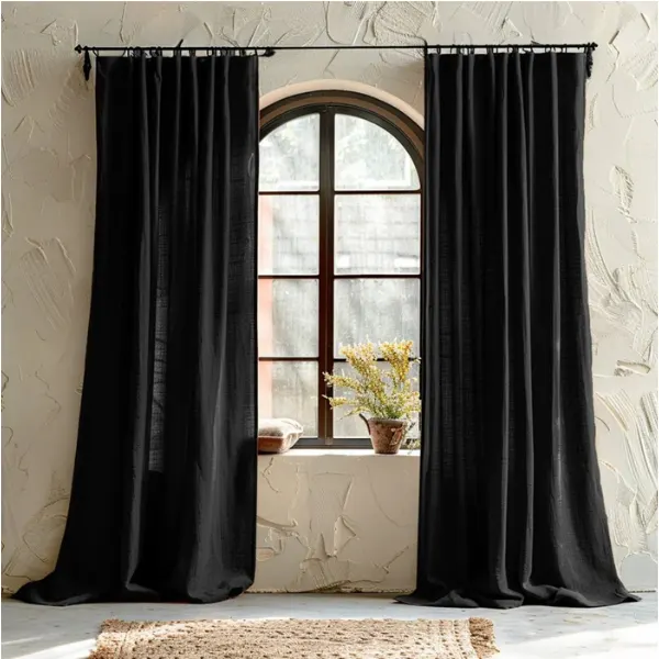 custom linen blackout curtains 705090