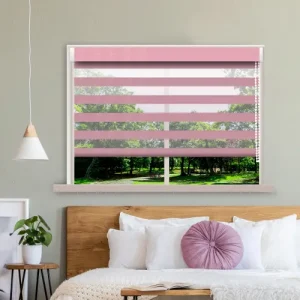 Baby Pink Duplex Blinds