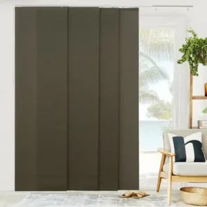 Classic Black Panel Track Blinds