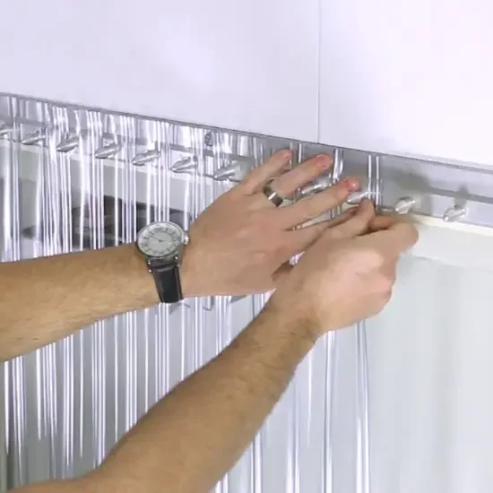 Plastic-Door-Curtain-Fixing