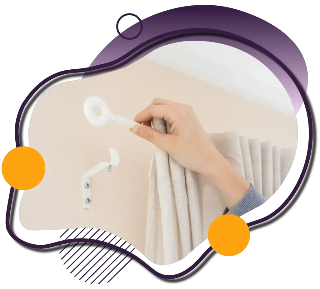 abu dhabi curtain Fixing