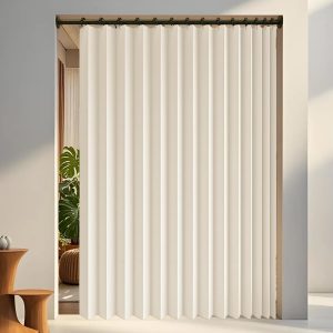 Beige Blackout Office Curtains