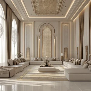 Champagne Gold Majlis Curtains