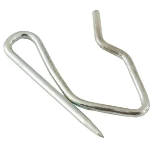 Chrome Pin Curtain Hooks