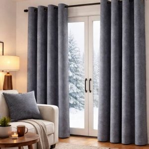 Ditto Velvet Blackout Office Curtains