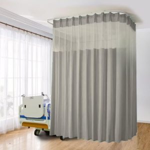 Grey Hospital Curtains