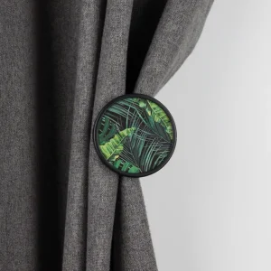Jungle Leaves Matt Black