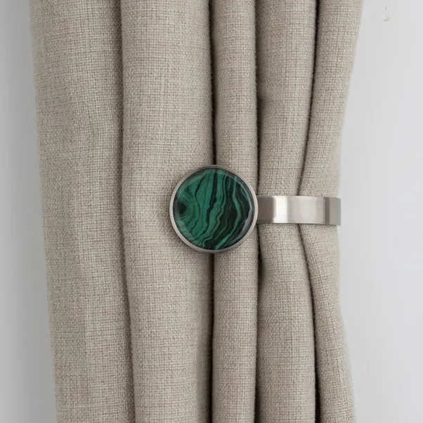 Malachite Ball Curtain Holdbacks