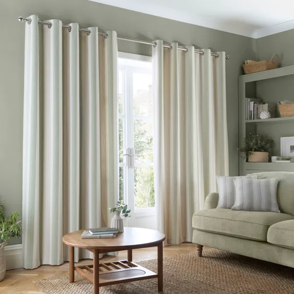 Padstow Eyelet Cotton Curtains