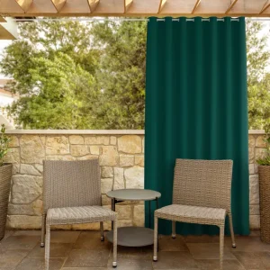 Pine Green Outdoor curtains