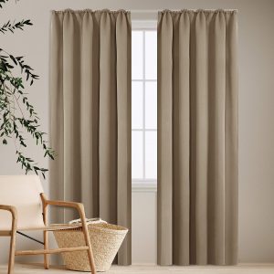 Taupe Hotel Curtainss