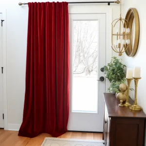 Velvet Thermal Insulated Door Curtain