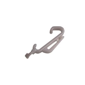 White Glider Curtain Hooks