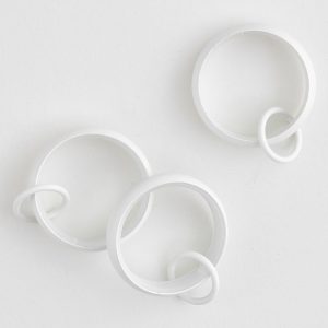White Curtain Rings