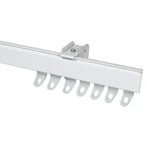 White Fineline Curtain Track