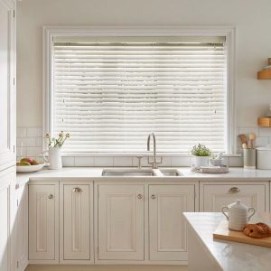 White Maple Wooden Blinds